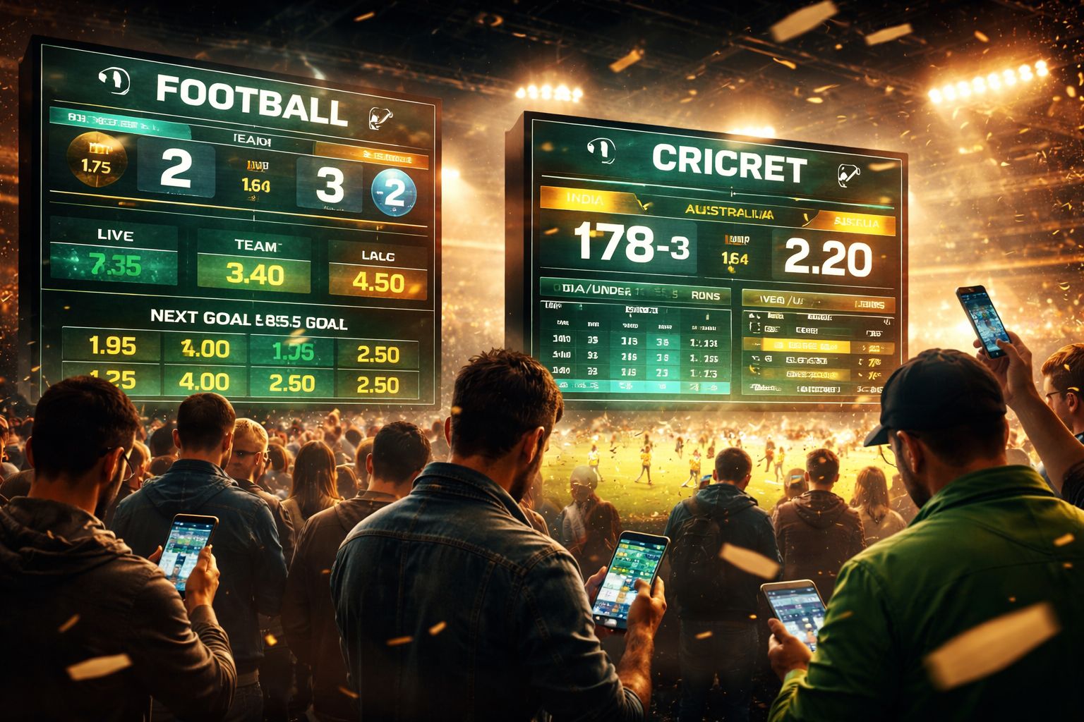 Bóng Đá, Cricket, Và Thị Trường Hàng Ngày Dễ Dàng Điều Hướng